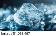 glacier floating ice crystal ai generated. Стоковое AI-изображение, AI-художник Vectorwin / Фотобанк Лори