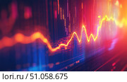 model flickering loss graph ai generated. Стоковое AI-изображение, AI-художник Vectorwin / Фотобанк Лори
