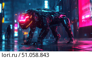 ai melting robot dog ai generated. Стоковое AI-изображение, AI-художник Vectorwin / Фотобанк Лори