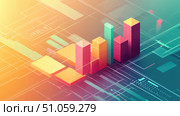 analysis layering stock chart ai generated. Стоковое AI-изображение, AI-художник Vectorwin / Фотобанк Лори