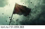 guidelines dissolving milestone flag ai generated. Стоковое AI-изображение, AI-художник Vectorwin / Фотобанк Лори