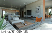 interior zooming into condo unit ai generated. Стоковое AI-изображение, AI-художник Vectorwin / Фотобанк Лори