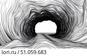 hydrodynamics flowing tunnel ai generated. Стоковое AI-изображение, AI-художник Vectorwin / Фотобанк Лори