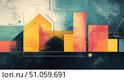 sales splitting revenue chart ai generated. Стоковое AI-изображение, AI-художник Vectorwin / Фотобанк Лори