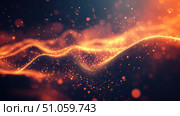 entanglement flowing quantum particle ai generated. Стоковое AI-изображение, AI-художник Vectorwin / Фотобанк Лори