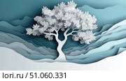 oscillation vibrating tree ai generated. Стоковое AI-изображение, AI-художник Vectorwin / Фотобанк Лори