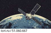 signal syncing satellite ai generated. Стоковое AI-изображение, AI-художник Vectorwin / Фотобанк Лори