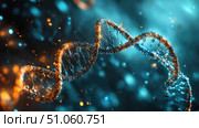 elasticity stretching dna strand ai generated. Стоковое AI-изображение, AI-художник Vectorwin / Фотобанк Лори