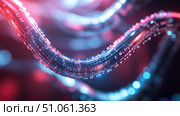 cat7 flying network cable ai generated. Стоковое AI-изображение, AI-художник Vectorwin / Фотобанк Лори
