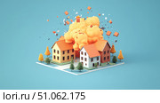 lease exploding view of landlord icon ai generated. Стоковое AI-изображение, AI-художник Vectorwin / Фотобанк Лори