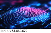 privacy warping digital fingerprint ai generated. Стоковое AI-изображение, AI-художник Vectorwin / Фотобанк Лори