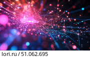 congestion exploding network traffic ai generated. Стоковое AI-изображение, AI-художник Vectorwin / Фотобанк Лори