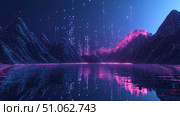 analytics beaming data lake ai generated. Стоковое AI-изображение, AI-художник Vectorwin / Фотобанк Лори