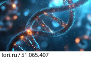 nucleotide beaming dna strand ai generated. Стоковое AI-изображение, AI-художник Vectorwin / Фотобанк Лори