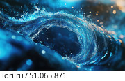 amplitude transforming wave ai generated. Стоковое AI-изображение, AI-художник Vectorwin / Фотобанк Лори