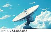 signal sliding satellite dish ai generated. Стоковое AI-изображение, AI-художник Vectorwin / Фотобанк Лори