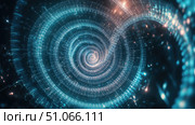 qubit spiraling quantum code ai generated. Стоковое AI-изображение, AI-художник Vectorwin / Фотобанк Лори
