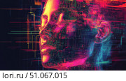 machine glitch-transitioning neural network ai generated. Стоковое AI-изображение, AI-художник Vectorwin / Фотобанк Лори
