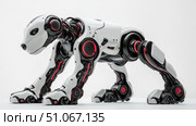 automation oscillating robot dog ai generated. Стоковое AI-изображение, AI-художник Vectorwin / Фотобанк Лори