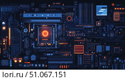 frequency oscillating motherboard ai generated. Стоковое AI-изображение, AI-художник Vectorwin / Фотобанк Лори