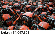 automation fracturing robot swarm ai generated. Стоковое AI-изображение, AI-художник Vectorwin / Фотобанк Лори