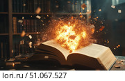 literature exploding book ai generated. Стоковое AI-изображение, AI-художник Vectorwin / Фотобанк Лори