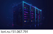 cluster rotating data server ai generated. Стоковое AI-изображение, AI-художник Vectorwin / Фотобанк Лори
