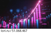 Market trend analysis shows significant growth in tech sector in 2023 with innovative strategies. Стоковое AI-видео, аниматор Сергей Толмачёв / Фотобанк Лори
