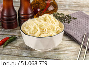 Japanese boiled wheat somet noodles. Стоковое фото, фотограф Андрей Старостин / Фотобанк Лори
