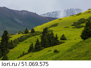 Terskey Ala-Too ridge of Tianshan Mountains in Kyrgyzstan. Стоковое фото, фотограф Юлия Белоусова / Фотобанк Лори