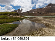 The Arabel Plateau is a highland area in Kyrgyzstan. Стоковое фото, фотограф Юлия Белоусова / Фотобанк Лори