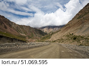 Barskoon Gorge in Kyrgyzstan. Стоковое фото, фотограф Юлия Белоусова / Фотобанк Лори