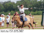 Международный турнир лучников в селе Иглино респ. Башкортостан в 2018 году. Редакционное фото, фотограф Андреева Тамара Викторовна / Фотобанк Лори