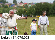 Международный турнир лучников в селе Иглино респ. Башкортостан в 2018 году. Редакционное фото, фотограф Андреева Тамара Викторовна / Фотобанк Лори