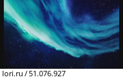 Experience the breathtaking beauty of a clear starry night illuminating the vast landscape below. Стоковое AI-видео, аниматор Данила Большаков / Фотобанк Лори