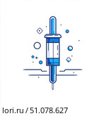 Illustration for World Diabetes Day featuring a Insulin Pen. Стоковое AI-изображение, AI-художник Татьяна  Бральнина / Фотобанк Лори