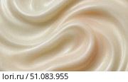 Smooth, creamy texture of white lotion or cosmetic product. Soft swirls create a visually appealing pattern. Ideal for beauty and skincare themes. Стоковое AI-видео, аниматор Nart / Фотобанк Лори