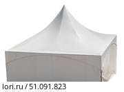 Белая тентовая палатка на белом фоне. White tent on a white background. Стоковое фото, фотограф Татьяна Д / Фотобанк Лори