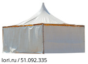 Белая тентовая палатка на белом фоне. White tent on a white background. Стоковое фото, фотограф Татьяна Д / Фотобанк Лори
