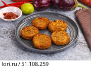Fried potato crispy golden hash brown. Стоковое фото, фотограф Андрей Старостин / Фотобанк Лори