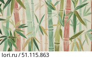 Colorful bamboo forest with varied hues showcasing nature's beauty and tranquility. Стоковое AI-видео, аниматор Ekaterina Ismagilova / Фотобанк Лори