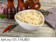 Japanese boiled wheat somet noodles. Стоковое фото, фотограф Андрей Старостин / Фотобанк Лори