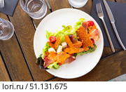 Delicious French Basque salad. Стоковое фото, фотограф Яков Филимонов / Фотобанк Лори