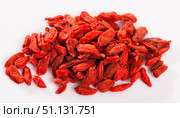 Pile of dried goji berries. Стоковое фото, фотограф Яков Филимонов / Фотобанк Лори