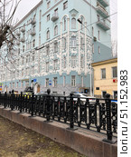 Россия, Москва. Дом со зверями, Чистопрудный бул., 14, стр. 3. Russia, Moscow. House with animals, Chistoprudny blvd., 14, p. 3. Редакционное фото, фотограф Александр Рыбалка / Фотобанк Лори