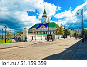 Мечеть аль-Марджани. Улица Каюма Насыри. Город Казань (2024 год). Редакционное фото, фотограф Макаров Алексей / Фотобанк Лори