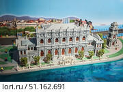 ISTANBUL, TURKEY - NOVEMBER 27, 2021: Lego Discovery Center at the Forum Istanbul Shopping Complex. Models of various famous architectural structures of Turkey and the world made of Lego. Редакционное фото, фотограф Наталия Кирсанова / Фотобанк Лори