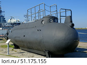 Проект 908 «Тритон-2» Сверхмалая подводная лодка В строю с 1975 года Дата постройки 1966 Россия Кронштадт Август 04 2025. Редакционное фото, фотограф Виталий Шкапский / Фотобанк Лори