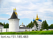 Круглая северо-восточная наугольная башня (Орловская) Тобольского кремля. Город Тобольск, Тюменская область. Стоковое фото, фотограф Александр Тараканов / Фотобанк Лори