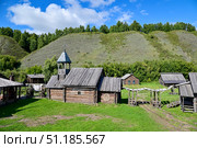 Бухарское подворье. Посад сибирских старожилов. Город Тобольск. Стоковое фото, фотограф Александр Тараканов / Фотобанк Лори